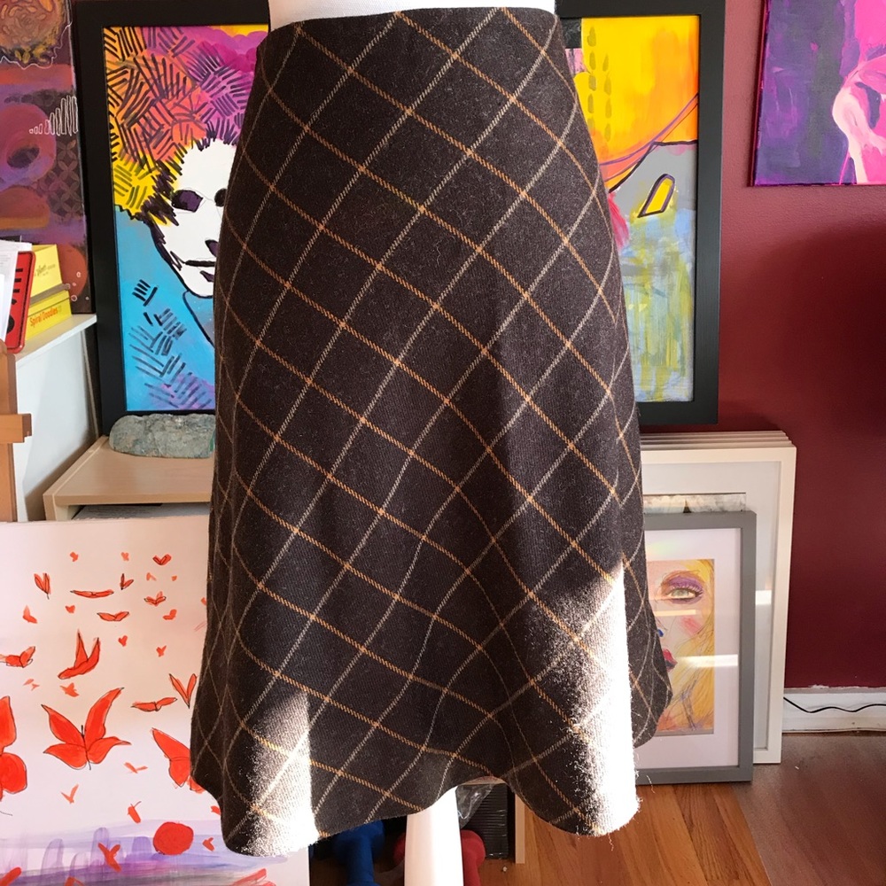 Lands End wool skirt